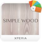 XPERIA Simple Wood Theme