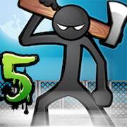 Взломанная Anger of stick 5 : zombie на Андроид - Много монет бесплатно