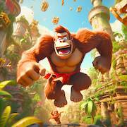 Взломанная Monkey jungle kong banana game на Андроид - Много монет бесплатно