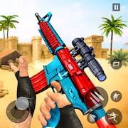 Взломанная FPS offline Gun Shooting Games на Андроид - Много монет бесплатно