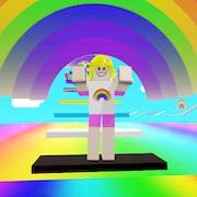 Взломанная Rainbow Parkour sweet Girl на Андроид - Много монет бесплатно