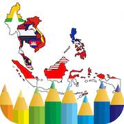  coloring southeast asia flag   -   