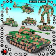 Army Tank Robot Car Games: