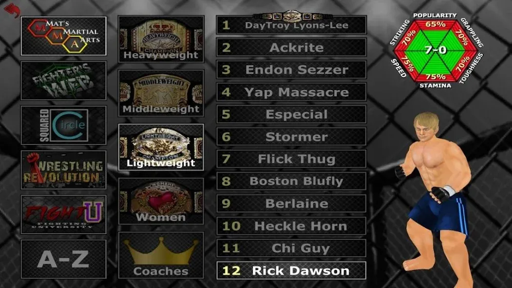 Weekend Warriors MMA (Уикенд Воорьорс ММА)  [МОД Menu] Screenshot 2