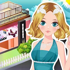 Скачать взломанную Girl Doll House - Room Design  [МОД Много монет] - стабильная версия apk на Андроид