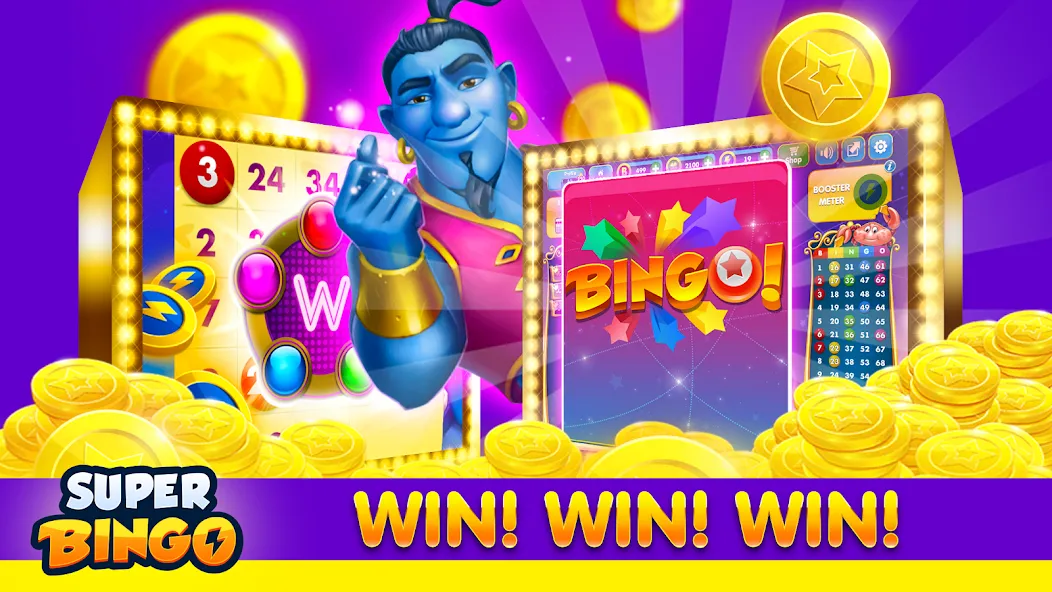 Super Bingo HD - Bingo Games (упер Бинго )  [МОД Все открыто] Screenshot 5