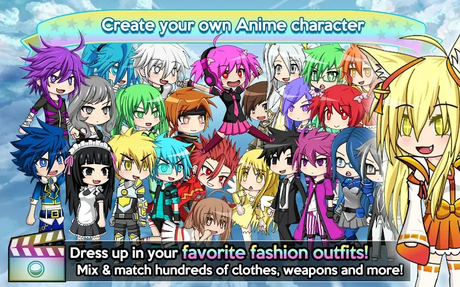 Gacha Studio (Anime Dress Up) (Гача Студио)  [МОД Много монет] Screenshot 2