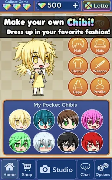 Pocket Chibi - Anime Dress Up (Покет Чиби)  [МОД Все открыто] Screenshot 2