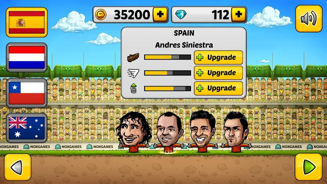 Puppet Soccer - Football  [МОД Много монет] Screenshot 5