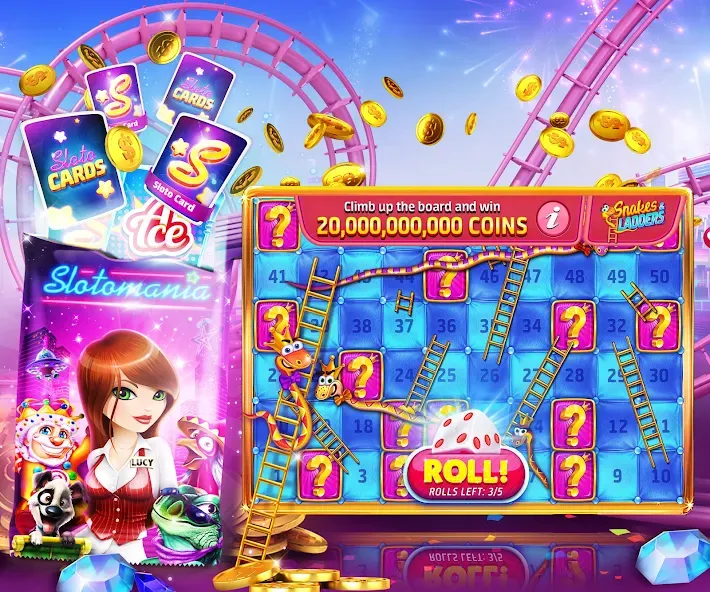 Slotomania™ Slots Casino Games (Слотомания)  [МОД Menu] Screenshot 5