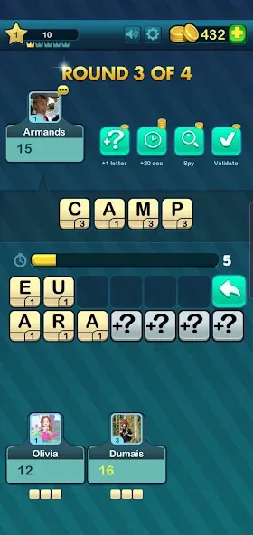 Word Battle (Уорд Баттл)  [МОД Unlimited Money] Screenshot 1