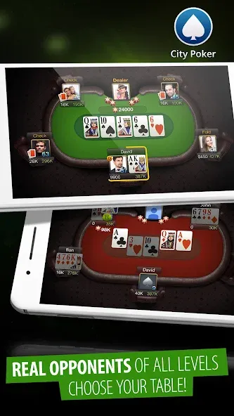 City Poker: Holdem, Omaha (Сити Покер)  [МОД Много монет] Screenshot 5