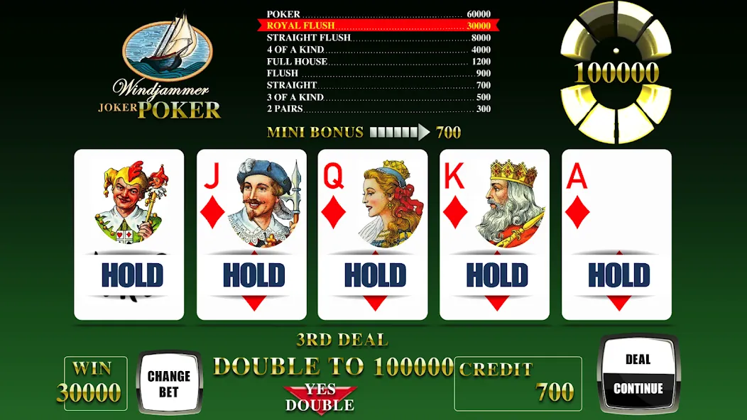 Windjammer Poker (Уиндджаммер Покер)  [МОД Бесконечные монеты] Screenshot 4