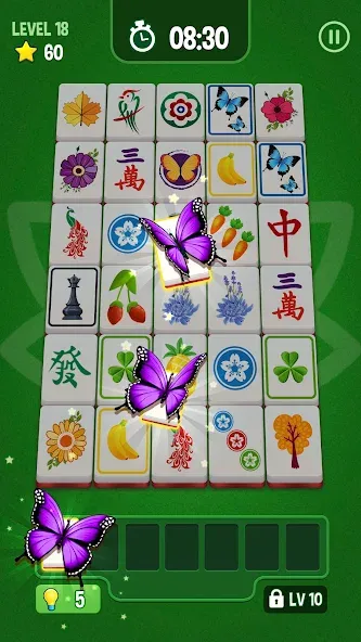 Mahjong Triple 3D -Tile Match (Маджонг Трипл 3Д)  [МОД Unlocked] Screenshot 1