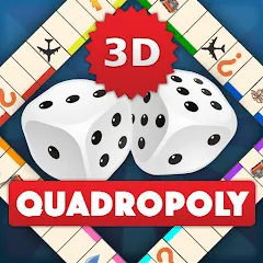 Взлом Quadropoly - Monopolist Tycoon  [МОД Много денег] - полная версия apk на Андроид