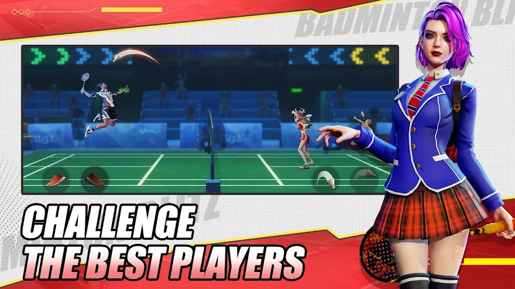 Badminton Blitz - PVP online (Бэдминтон Блиц)  [МОД Бесконечные монеты] Screenshot 5