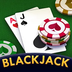 Взломанная Blackjack 21: online casino (Блэкджек 21)  [МОД Unlimited Money] - полная версия apk на Андроид