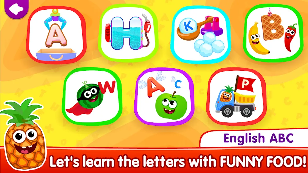 ABC kids! Alphabet learning!  [МОД Mega Pack] Screenshot 1