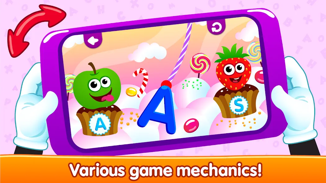 ABC kids! Alphabet learning!  [МОД Mega Pack] Screenshot 5