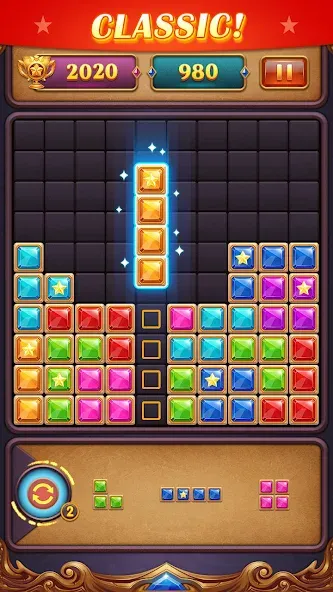 Block Puzzle: Diamond Star  [МОД Unlimited Money] Screenshot 4