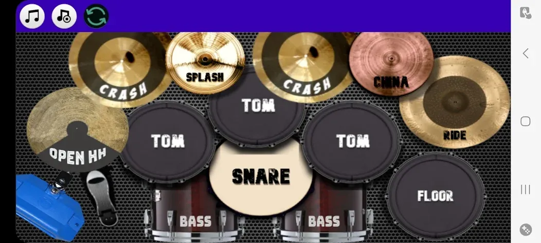 Drum Studio: Bateria Virtual (Драм студио)  [МОД Много денег] Screenshot 1