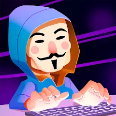 Скачать взломанную Hacking Hero: Hacker Clicker (Хакинг герой)  [МОД Unlocked] - последняя версия apk на Андроид