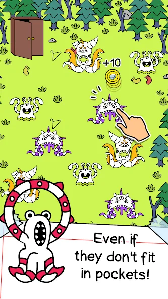 Monster Evolution: Merge Game (Монстер Эволюшн)  [МОД Много денег] Screenshot 2