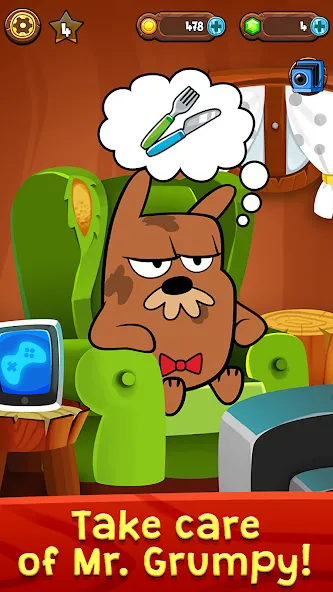 My Grumpy: Funny Virtual Pet (Май Грампи)  [МОД Все открыто] Screenshot 1