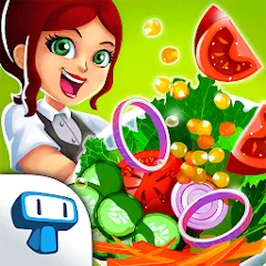 Скачать взломанную My Salad Bar: Veggie Food Game (Мой салатбар)  [МОД Все открыто] - стабильная версия apk на Андроид