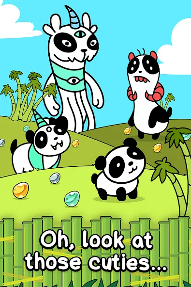 Panda Evolution: Idle Clicker (Панда Эволюция)  [МОД Много монет] Screenshot 1