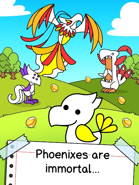 Phoenix Evolution: Idle Merge (Финикс Эволюция)  [МОД Меню] Screenshot 5