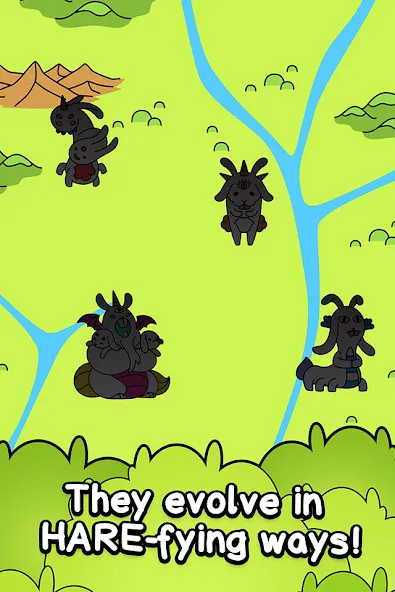 Rabbit Evolution: Merge Bunny (Рэббит Эволюшн)  [МОД Unlimited Money] Screenshot 3