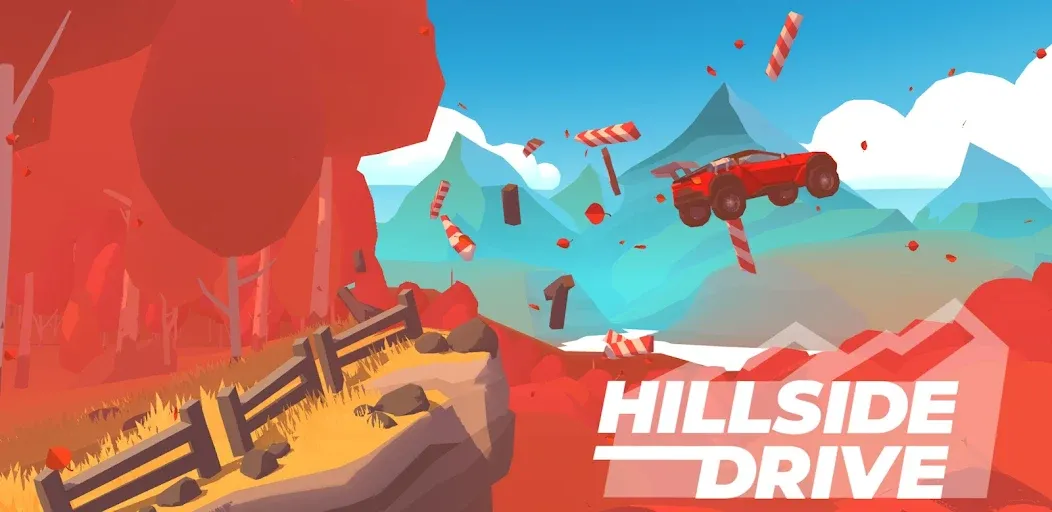 Hillside Drive: car racing (Хиллсайд Драйв Рейсинг)  [МОД Unlocked] Screenshot 1