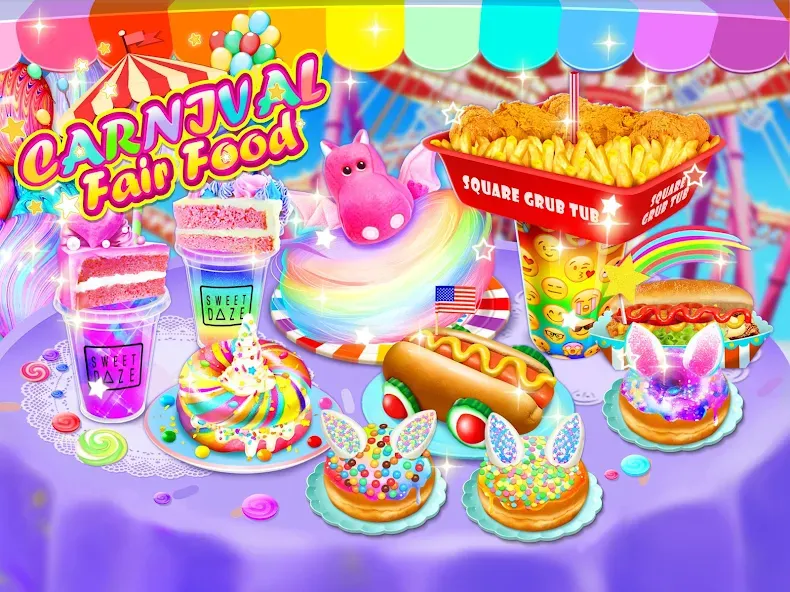 Unicorn Chef Games for Teens (Юникорн Шеф Игры для Подростков)  [МОД Меню] Screenshot 1