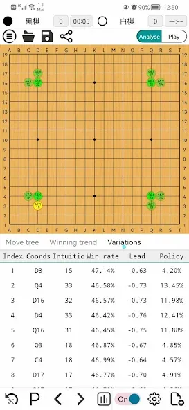 AhQ Go - Strongest Go Game AI (АхКу Го)  [МОД Бесконечные деньги] Screenshot 2