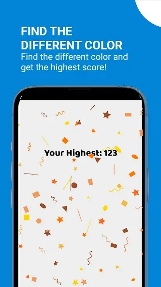 Color Blind Test Game  [МОД Бесконечные монеты] Screenshot 2