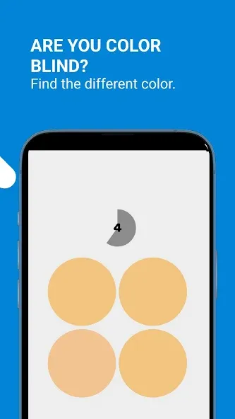 Color Blind Test Game  [МОД Бесконечные монеты] Screenshot 5