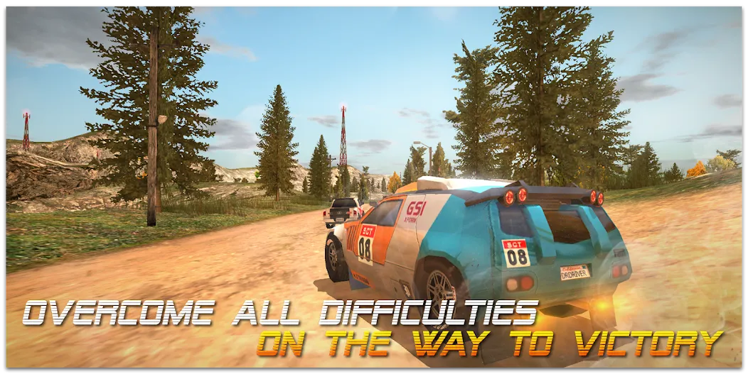 Xtreme Rally Driver HD (Экстримальный Ралли Пилот )  [МОД Бесконечные монеты] Screenshot 3