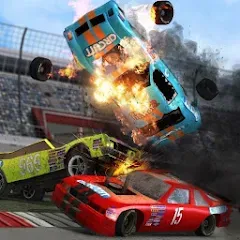 Взлом Demolition Derby 2 (Демолиция Дерби 2)  [МОД Mega Pack] - полная версия apk на Андроид