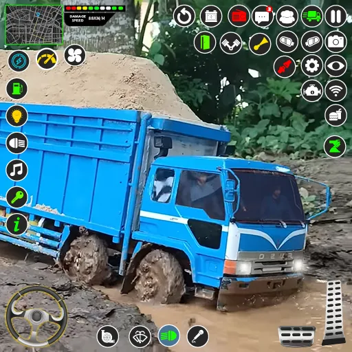 Mud Truck Runner Simulator 3D  [МОД Бесконечные деньги] Screenshot 1