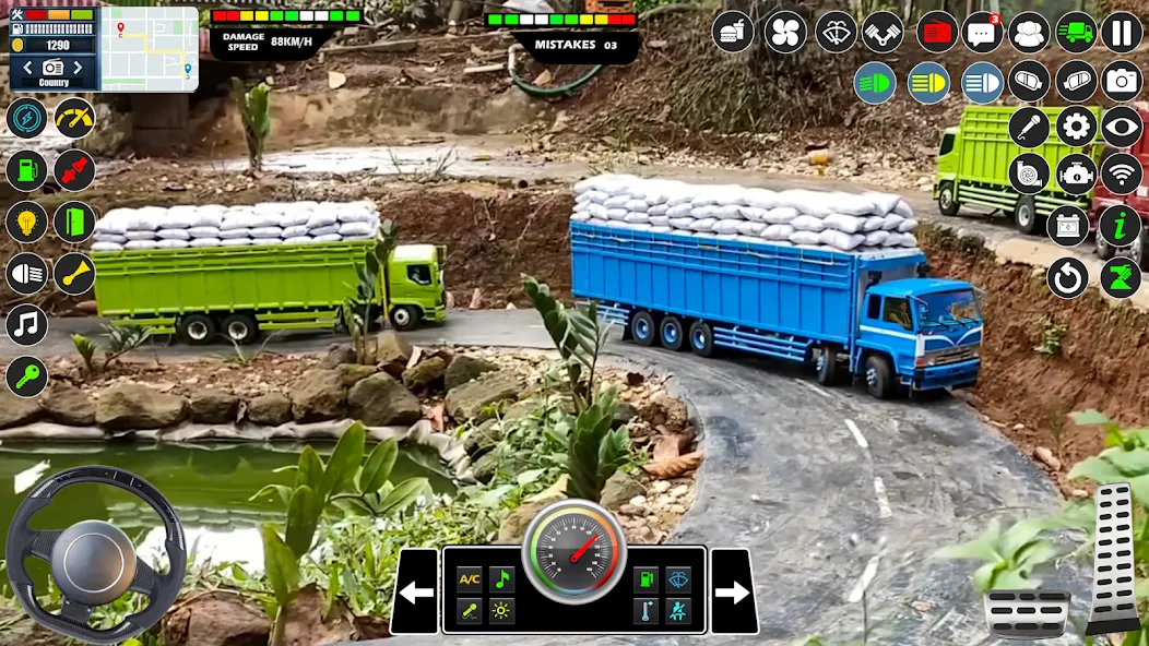 Mud Truck Runner Simulator 3D  [МОД Бесконечные деньги] Screenshot 3