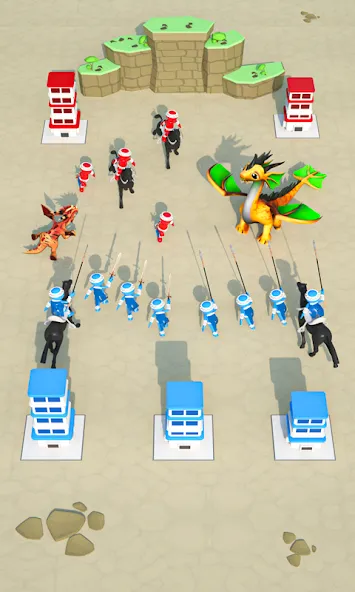 Merge And Conquer: Battle Game (Мердж энд Конкер)  [МОД Меню] Screenshot 1