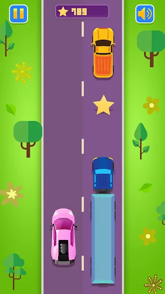 Kids Racing, Racecar Boy Girl  [МОД Меню] Screenshot 1