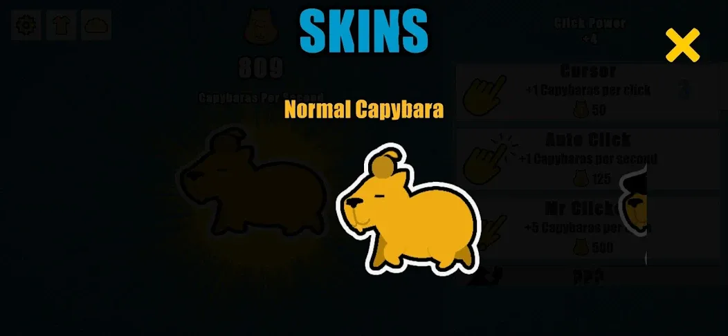 Capybara Clicker (Капибара Кликер)  [МОД Много монет] Screenshot 3