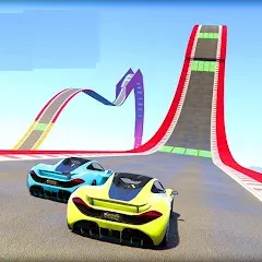 Взлом Mega Ramp Car Offline Games  [МОД Много денег] - полная версия apk на Андроид