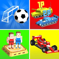 Взломанная Cubic 2 3 4 Player Games (убик 2 3 4)  [МОД Много монет] - стабильная версия apk на Андроид