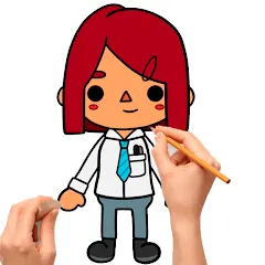 Взлом How to draw Toca  [МОД Mega Pack] - последняя версия apk на Андроид