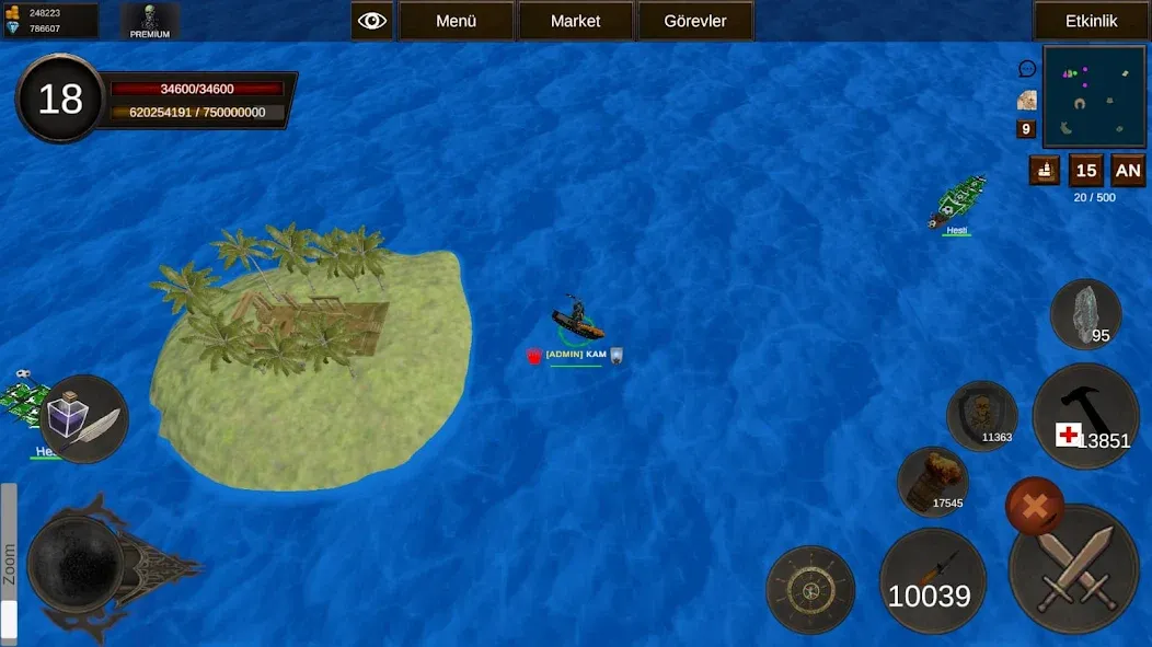 Naval Battle Online (Навальное Сражение Онлайн)  [МОД Бесконечные деньги] Screenshot 3