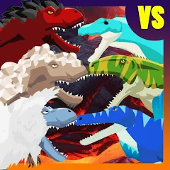 Взлом T-Rex Fights More Dinosaurs  [МОД Unlimited Money] - полная версия apk на Андроид