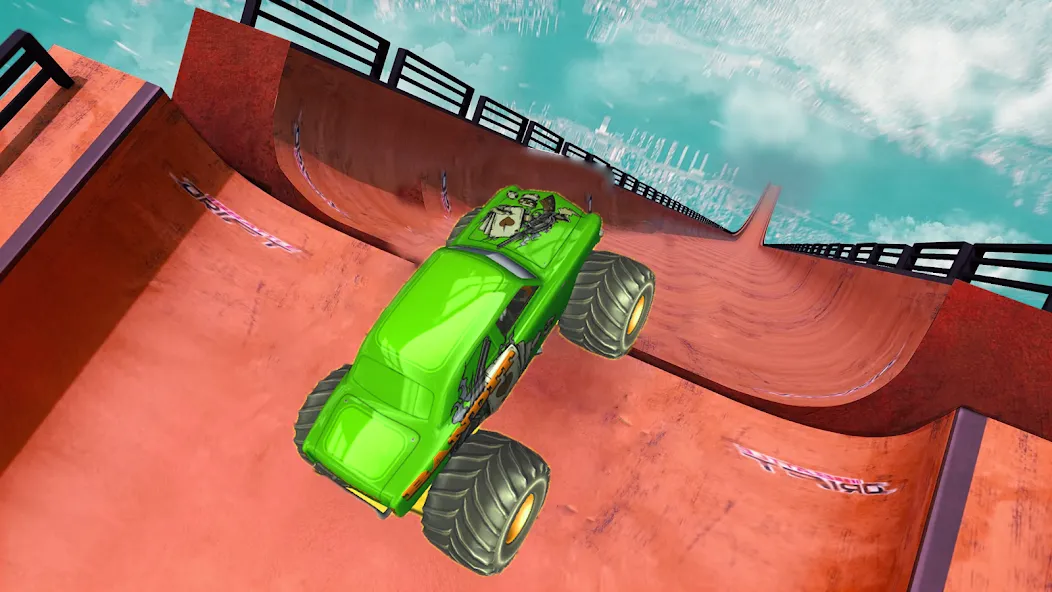 Monster Truck Car Game 3d (Монстр Трак Стант)  [МОД Много денег] Screenshot 4